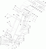 Rasenmäher 22195 - Toro 21" Heavy-Duty Recycler Walk-Behind Mower (SN: SN 312000001 - 312999999) (2012) Spareparts HANDLE ASSEMBLY