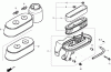 Rasenmäher 22196 - Toro 21" Heavy-Duty Recycler Walk-Behind Mower (SN: 290000001 - 290999999) (2009) Spareparts AIR CLEANER ASSEMBLY HONDA GXV160UH2 T1AH