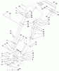 Rasenmäher 22197 - Toro 21" Heavy-Duty Recycler Walk-Behind Mower (SN: 311000001 - 311999999) (2011) Spareparts HANDLE ASSEMBLY