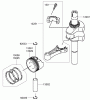 Rasenmäher 22200TE - Toro 66cm Heavy-Duty Rear Bagger Lawn Mower (SN: 310000001 - 310999999) (2010) Spareparts PISTON AND CRANKSHAFT ASSEMBLY KAWASAKI FJ180V-AS64