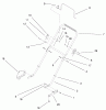 Rasenmäher 22260 - Toro Side Discharge Mower (SN: 230000001 - 230999999) (2003) Spareparts HANDLE ASSEMBLY