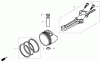 Rasenmäher 22271 - Toro 21" Lawn Mower (SN: 270000001 - 270999999) (2007) Spareparts PISTON AND CONNECTING ROD ASSEMBLY HONDA GSV190LA S3A