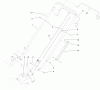 Rasenmäher 22291 - Toro 53cm Heavy-Duty Recycler Walk-Behind Mower (SN: 314000001 - 314999999) (2014) Spareparts HANDLE ASSEMBLY