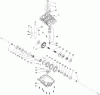 Rasenmäher 22293 - Toro 53cm Heavy-Duty Recycler Walk-Behind Mower (SN: 314000001 - 314999999) (2014) Spareparts TRANSMISSION ASSEMBLY NO. 125-1090