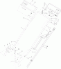 Rasenmäher 22298 - Toro 21" Heavy-Duty Recycler Walk-Behind Mower (SN: 314000001 - 314999999) (2014) Spareparts HANDLE ASSEMBLY