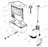 Rasenmäher 22510 - Toro Walk-Behind Mower (SN: 8000001 - 8999999) (1988) Spareparts AIR CLEANER & OIL FILL TUBE ASSEMBLY MODEL NO. VMH7