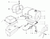 Rasenmäher 22510 - Toro Walk-Behind Mower (SN: 8000001 - 8999999) (1988) Spareparts GAS TANK ASSEMBLY