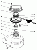 Rasenmäher 22580 - Toro Walk-Behind Mower (SN: 0000001 - 0999999) (1990) Spareparts RECOIL ASSEMBLY (MODEL NO. 47PK9-3)