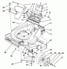 Rasenmäher 22581 - Toro Walk-Behind Mower (SN: 1000001 - 1999999) (1991) Spareparts HOUSING & WHEEL ASSEMBLY