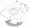 Rasenmäher 22581 - Toro Walk-Behind Mower (SN: 1000001 - 1999999) (1991) Spareparts LEAF SHREDDER MODEL NO. 59180