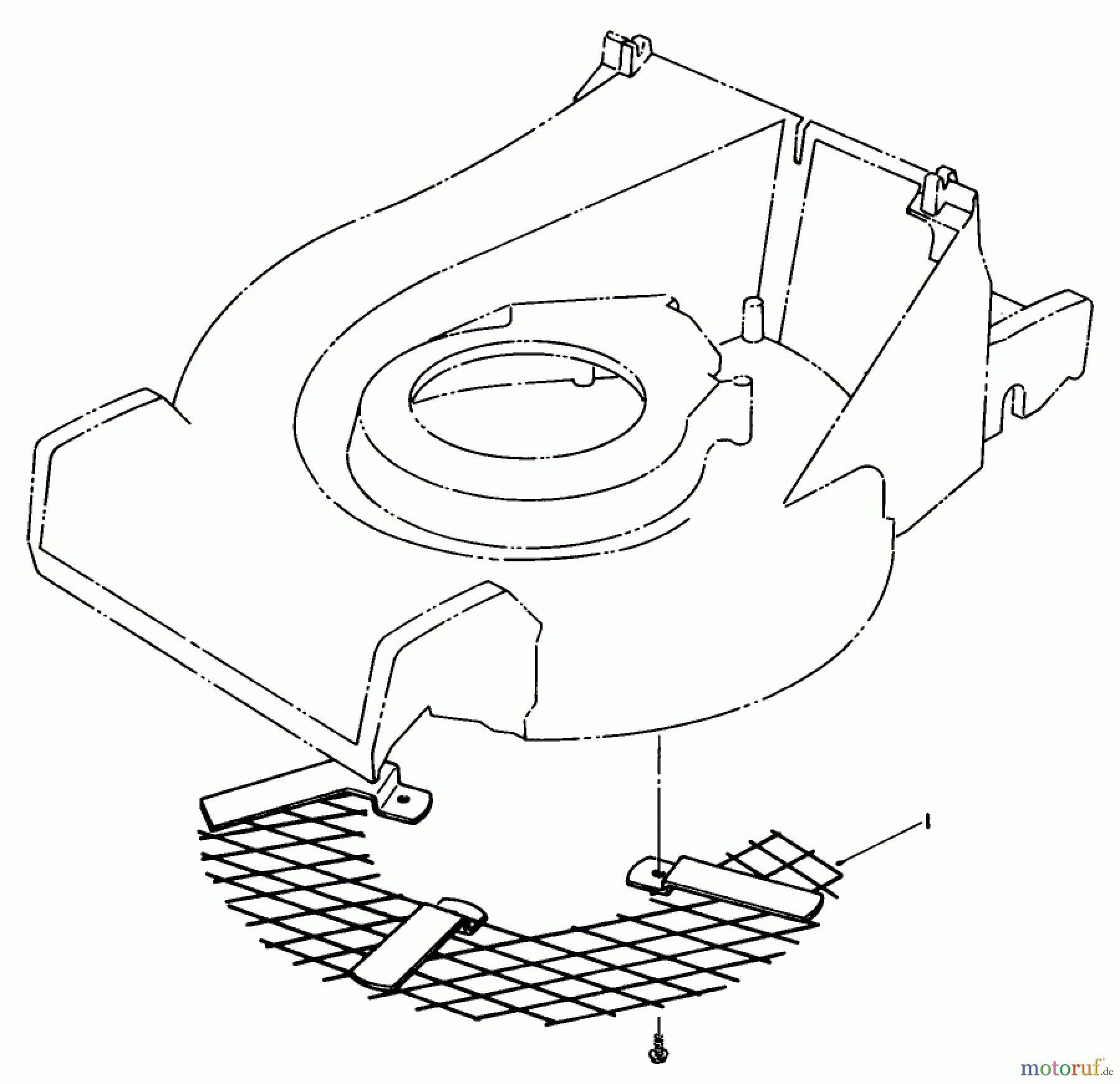  Rasenmäher 22581 - Toro Walk-Behind Mower (SN: 1000001 - 1999999) (1991) LEAF SHREDDER MODEL NO. 59180