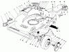 Rasenmäher 22621 - Toro Walk-Behind Mower (SN: 0000001 - 0999999) (1990) Spareparts HOUSING ASSEMBLY (MODEL 22621)