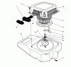 Rasenmäher 22621 - Toro Walk-Behind Mower (SN: 0000001 - 0999999) (1990) Spareparts RECOIL ASSEMBLY (ENGINE MODEL NO. VMH7-4)