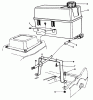 Rasenmäher 22621 - Toro Walk-Behind Mower (SN: 1000001 - 1999999) (1991) Spareparts GAS TANK ASSEMBLY