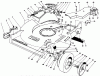 Rasenmäher 22621 - Toro Walk-Behind Mower (SN: 1000001 - 1999999) (1991) Spareparts HOUSING ASSEMBLY (MODEL 22621)