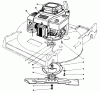 Rasenmäher 22621 - Toro Walk-Behind Mower (SN: 8000001 - 8999999) (1988) Spareparts ENGINE ASSEMBLY