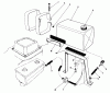 Rasenmäher 22621 - Toro Walk-Behind Mower (SN: 8000001 - 8999999) (1988) Spareparts GAS TANK ASSEMBLY