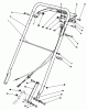 Rasenmäher 22621 - Toro Walk-Behind Mower (SN: 8000001 - 8999999) (1988) Spareparts HANDLE ASSEMBLY