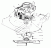 Rasenmäher 22621C - Toro Walk-Behind Mower (SN: 9000001 - 9999999) (1989) Spareparts ENGINE ASSEMBLY