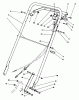 Rasenmäher 22621C - Toro Walk-Behind Mower (SN: 9000001 - 9999999) (1989) Spareparts HANDLE ASSEMBLY