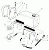 Rasenmäher 22700 - Toro Walk-Behind Mower (SN: 2000001 - 2999999) (1992) Spareparts GAS TANK ASSEMBLY