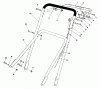 Rasenmäher 22700 - Toro Walk-Behind Mower (SN: 2000001 - 2999999) (1992) Spareparts HANDLE ASSEMBLY