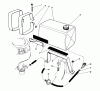 Rasenmäher 22700B - Toro Walk-Behind Mower (SN: 39000001 - 39999999) (1993) Spareparts GAS TANK ASSEMBLY