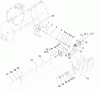 Compact Utility Attachments 22456 - Toro Snowthrower, Dingo Compact Utility Loader (SN: 290000001 - 290000200) (2009) Spareparts AUGER AND GEARCASE ASSEMBLY