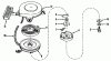 Rasenmäher 23000 - Toro Whirlwind Walk-Behind Mower (SN: 4000001 - 4999999) (1964) Spareparts REWIND STARTER NO. 590374