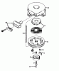 Rasenmäher 23000 - Toro Whirlwind Walk-Behind Mower (SN: 6000001 - 6999999) (1966) Spareparts REWIND STARTERS NO. 590420