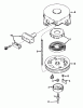 Rasenmäher 23144 - Toro Whirlwind Hevi-Duty Walk-Behind Mower (SN: 4000001 - 4999999) (1974) Spareparts REWIND STARTER NO. 590420