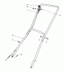 Rasenmäher 23022 - Toro Walk-Behind Mower (SN: 7000001 - 7999999) (1977) Spareparts HANDLE ASSEMBLY