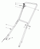 Rasenmäher 23022 - Toro Walk-Behind Mower (SN: 8000001 - 8999999) (1978) Spareparts HANDLE ASSEMBLY