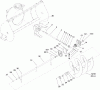 Compact Utility Attachments 22456 - Toro Snowthrower, Dingo Compact Utility Loader (SN: 312000001 - 312999999) (2013) Spareparts AUGER AND GEARCASE ASSEMBLY