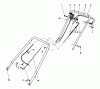 Rasenmäher 23158 - Toro Walk-Behind Mower (SN: 0000001 - 0999999) (1980) Spareparts HANDLE ASSEMBLY