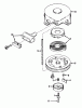 Rasenmäher 23205 - Toro Whirlwind Walk-Behind Mower (SN: 5000001 - 5999999) (1975) Spareparts REWIND STARTER NO. 590420