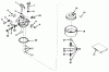 Rasenmäher 23267 - Toro Walk-Behind Mower (SN: 1000001 - 1999999) (1981) Spareparts CARBURETOR MODEL NO. 631165