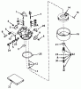 Rasenmäher 23267 - Toro Walk-Behind Mower (SN: 4000001 - 4999999) (1984) Spareparts CARBURETOR MODEL NO. 632253