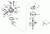 Rasenmäher 23267 - Toro Walk-Behind Mower (SN: 8000001 - 8999999) (1978) Spareparts CARBURETOR MODEL NO. 631165