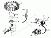 Rasenmäher 23267 - Toro Walk-Behind Mower (SN: 8000001 - 8999999) (1978) Spareparts MAGNETO MODEL NO. 610689A