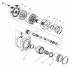 Compact Utility Attachments 22459 - Toro Trencher Head, Dingo Compact Utility Loader (SN: 230000001 - 230999999) (2003) Spareparts HYDRAULIC MOTOR ASSEMBLY NO. 104-1946