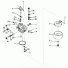 Rasenmäher 23370 - Toro 21" Whirlwind Hevi-Duty Walk-Behind Mower (SN: 8000001 - 8999999) (1978) Spareparts CARBURETOR NO. 632074