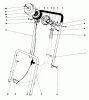 Rasenmäher 23370 - Toro 21" Whirlwind Hevi-Duty Walk-Behind Mower (SN: 8000001 - 8999999) (1978) Spareparts HANDLE ASSEMBLY