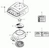 Rasenmäher 455E - Toro 21" Heavy-Duty Walk-Behind Rotary Mower (SN: 290000001 - 290999999) (2009) Spareparts COOLING EQUIPMENT ASSEMBLY