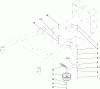Rasenmäher für Großflächen 30031 - Toro Commercial 91cm Walk-Behind Mower, 15HP, T-Bar, Gear Drive, TURBO FORCE Cutting Unit (SN: 290000001 - 290999999) (2009) Spareparts POWER-TAKE-OFF IDLER ASSEMBLY
