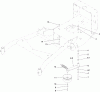Rasenmäher für Großflächen 30070 - Toro Commercial 91cm Walk-Behind Mower, 16HP, T-Bar, Gear Drive, TURBO FORCE Cutting Unit (SN: 312000001 - 312999999) (2012) Spareparts POWER-TAKE-OFF IDLER ASSEMBLY