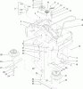 Rasenmäher für Großflächen 30071 - Toro Commercial 91cm Walk-Behind Mower, 16HP, T-Bar, Hydro Drive, TURBO FORCE Cutting Unit (SN: 311000001 - 311999999) (2011) Spareparts DECK DRIVE AND BAFFLE ASSEMBLY