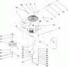 Rasenmäher für Großflächen 30092 - Toro Commercial Walk-Behind Mower, Floating Deck, T-Bar, Gear Drive, 32" Cutting Unit (SN: 280000001 - 280999999) (2008) Spareparts ENGINE ASSEMBLY