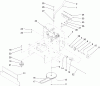 Rasenmäher für Großflächen 30092 - Toro Commercial Walk-Behind Mower, Floating Deck, T-Bar, Gear Drive, 32" Cutting Unit (SN: 270000001-270999999) (2007) Spareparts TRANSMISSION AND IDLER PULLEY ASSEMBLY