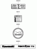 Rasenmäher für Großflächen 30098 - Toro Commercial 48" Walk-Behind Mower, Floating Deck, T-Bar, Gear Drive, TURBO FORCE Cutting Unit (SN: 280000001 - 280999999) (2008) Spareparts LABEL ASSEMBLY KAWASAKI FH541V-ES30